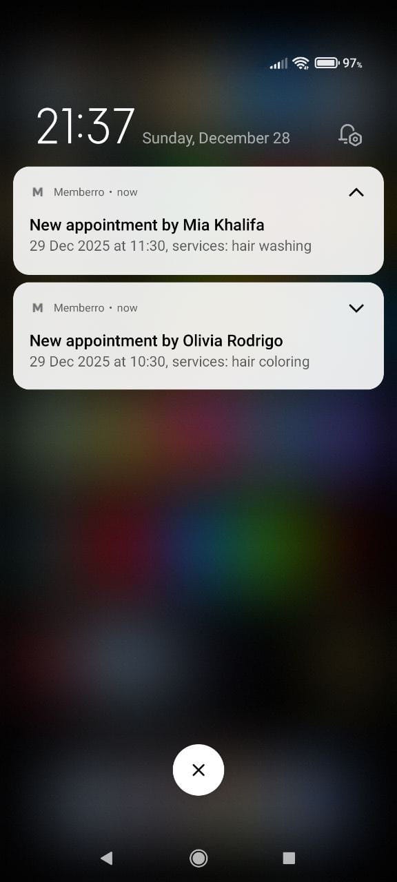 Notification sequence 3